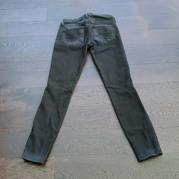 L'Agence Skinny Low Rise Black Fog Jeans - Picture 2 of 6
